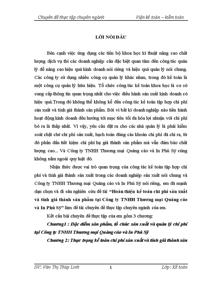 image for page Hoàn thiện kế toán chi phí sản xuất và tính giá thành sản phẩm tại công ty tnhh thương mại quảng cáo và in phú sỹ