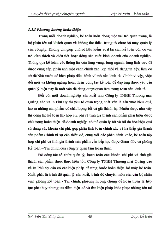 image for page Hoàn thiện kế toán chi phí sản xuất và tính giá thành sản phẩm tại công ty tnhh thương mại quảng cáo và in phú sỹ