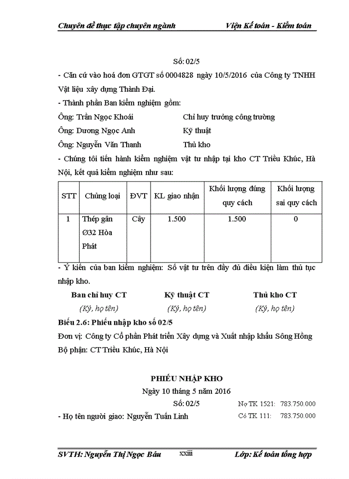 image for page Hoàn thiện kế toán nguyên vật liệu tại công ty cp phát triển xây dựng và xuất nhập khẩu sông hồng