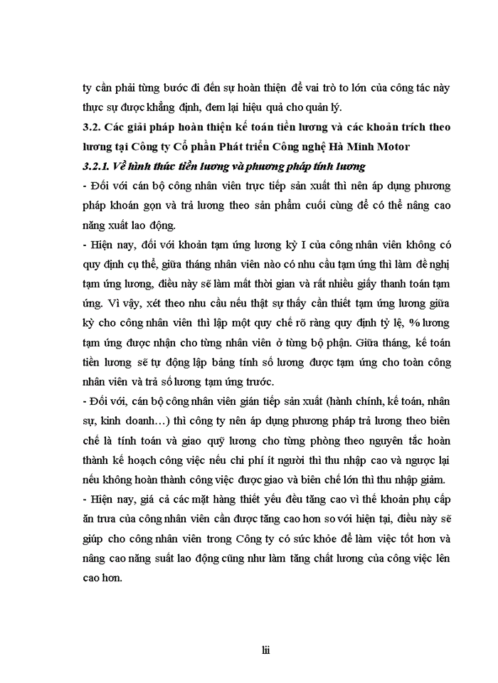 image for page Hoàn thiện kế toán tiền lương và các khoản trích theo lương tại của công ty cổ phần phát triển công nghệ hà minh motor