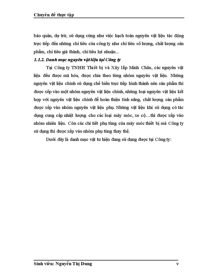 image for page Hoàn thiện kế toán nguyên vật liệu tại công ty tnhh thiết bị và xây lắp minh châu