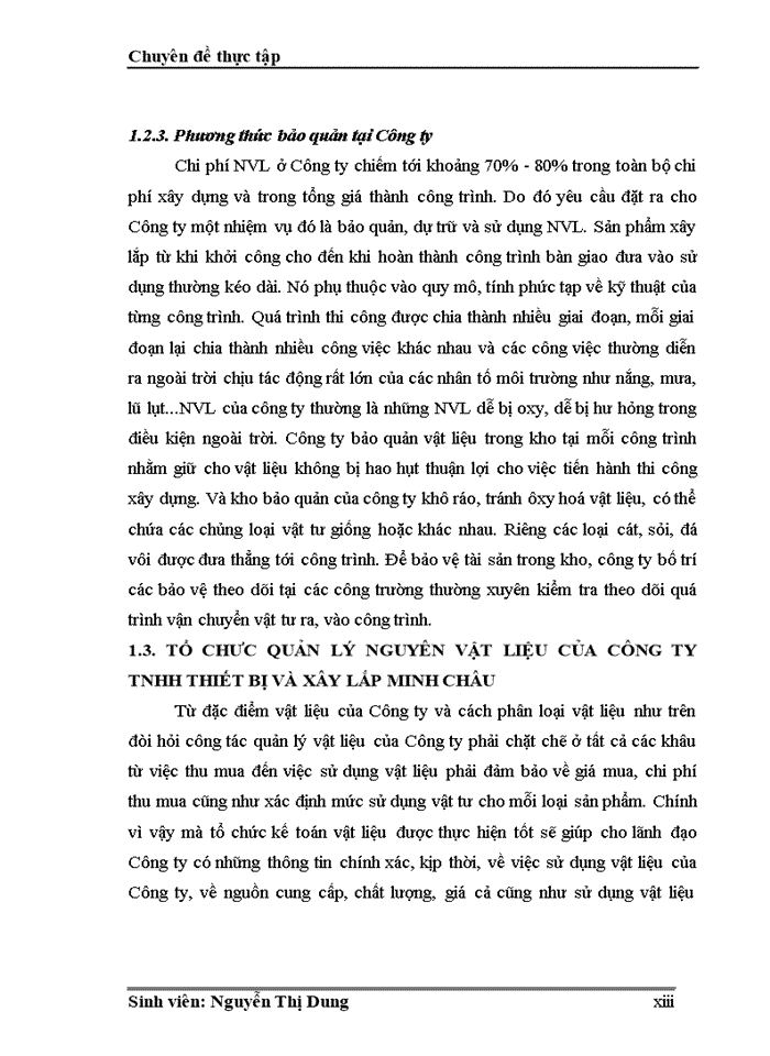 image for page Hoàn thiện kế toán nguyên vật liệu tại công ty tnhh thiết bị và xây lắp minh châu