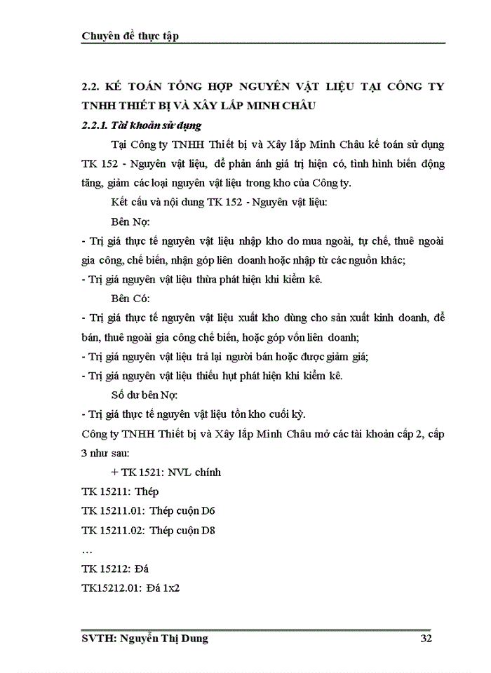 image for page Hoàn thiện kế toán nguyên vật liệu tại công ty tnhh thiết bị và xây lắp minh châu