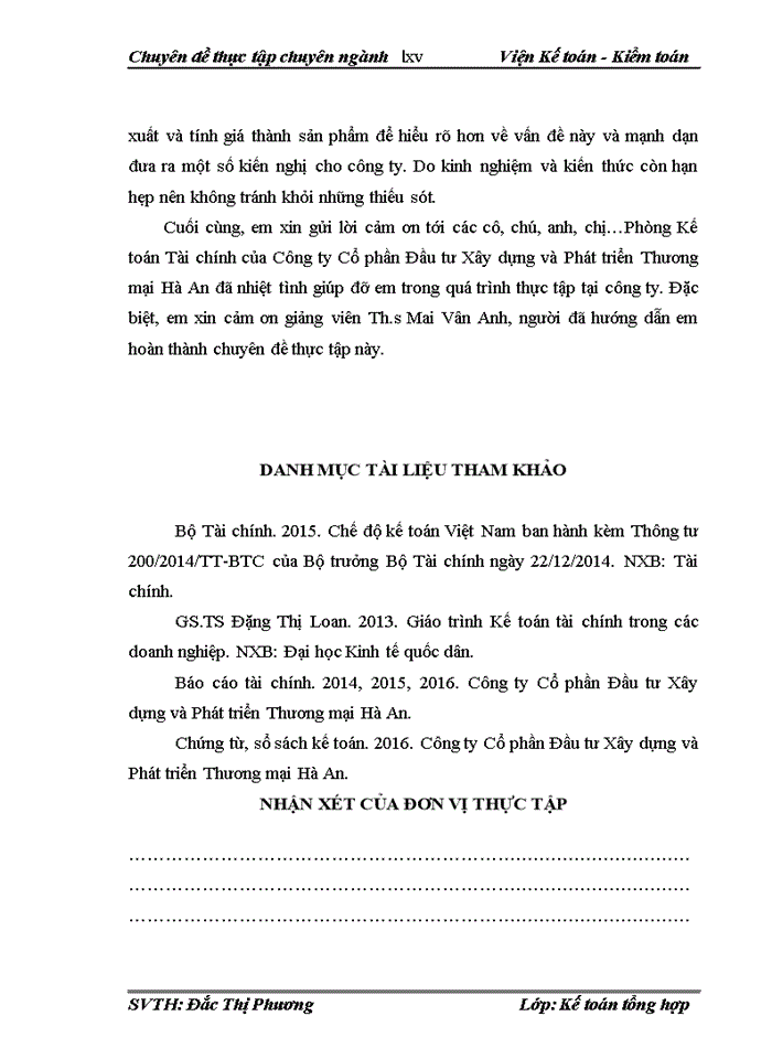 image for page Hoàn thiện kế toán chi phí sản xuất và tính giá thành sản phẩm tại công ty cp đầu tư xây dựng và phát triển thương mại hà an