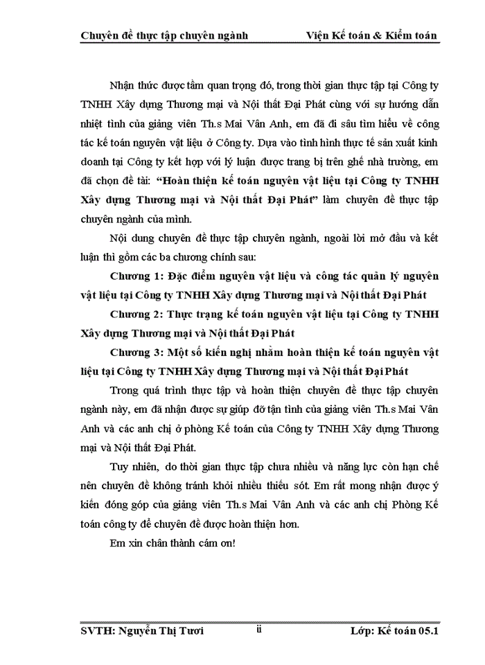 image for page Hoàn thiện kế toán nguyên vật liệu tại công ty tnhh xây dựng thương mại và nội thất đại phát