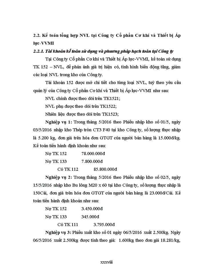 image for page Hoàn thiện kế toán nguyên vật liệu tại công ty cổ phần cơ khí và thiết bị áp lực-vvmi
