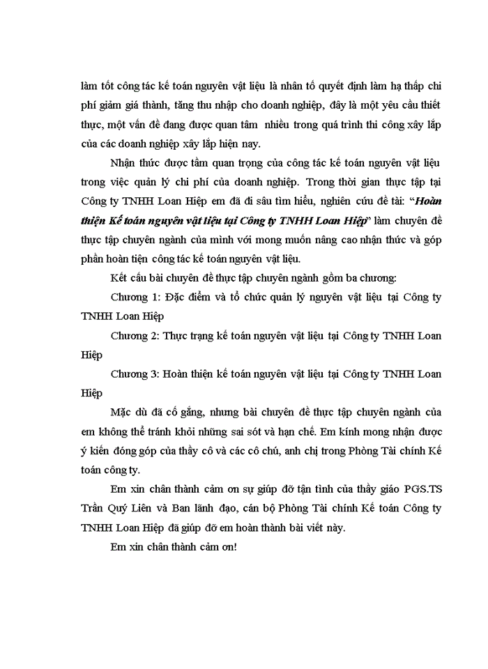 image for page Hoàn thiện kế toán nguyên vật liệu tại công ty trách nhiệm hữu hạn loan hiệp