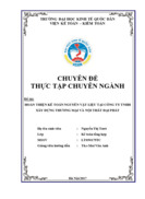Hoàn thiện kế toán nguyên vật liệu tại công ty tnhh xây dựng thương mại và nội thất đại phát