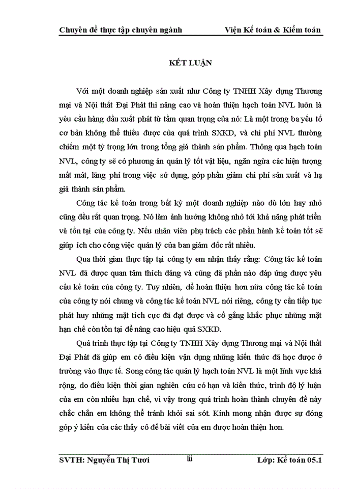 image for page Hoàn thiện kế toán nguyên vật liệu tại công ty tnhh xây dựng thương mại và nội thất đại phát