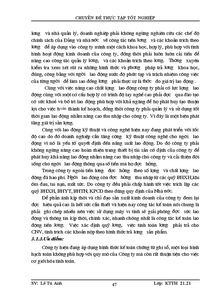 image for page Tổ chức kế toán tiền lương và các khoản trích theo lương tại Công ty cổ phần Đầu tư Xây lắp điện Hải Phòng