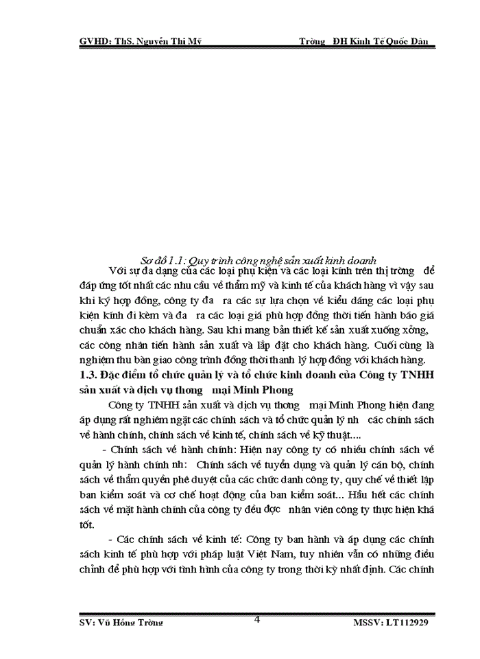 image for page Thực trạng hạch toán chi phí sản xuất và tính giá thành sản phẩm tại công ty TNHH sản xuất và dịch vụ thương mại Minh Phong