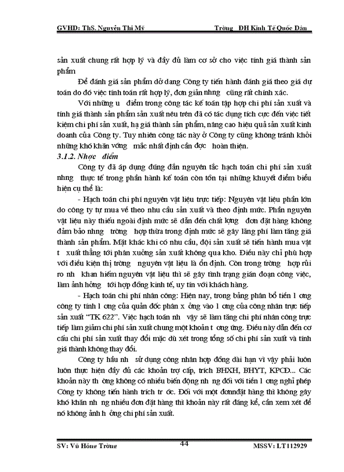 image for page Thực trạng hạch toán chi phí sản xuất và tính giá thành sản phẩm tại công ty TNHH sản xuất và dịch vụ thương mại Minh Phong