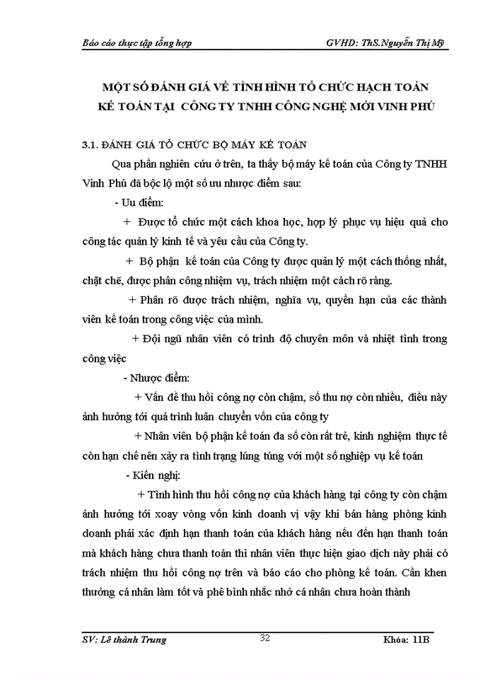 image for page Kế toán tại Công ty TNHH công nghệ mới Vinh Phú