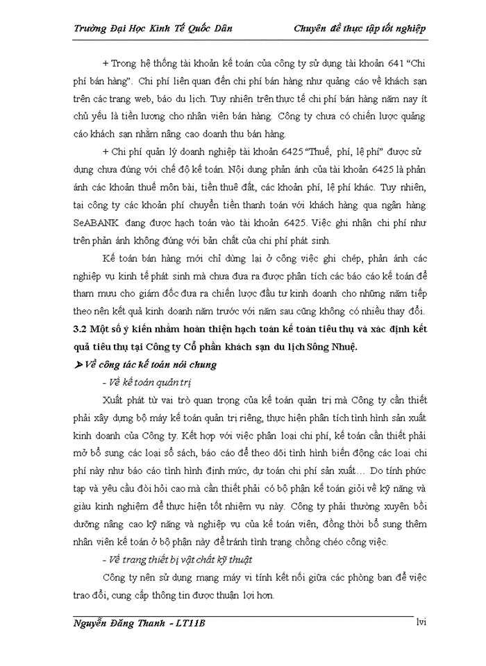 image for page Hoàn thiện kế toán bán hàng tại công ty Cổ phần khách sạn du lịch Sông Nhuệ