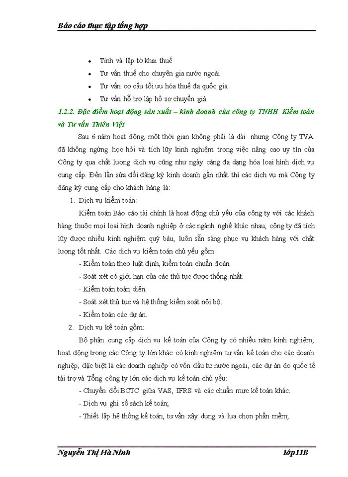 image for page Hạch toán kế toán tại Công ty TNHH Kiểm toán và Tư vấn Thiên Việt