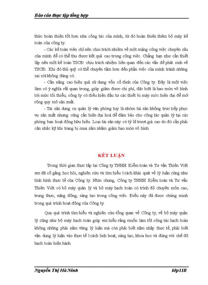 image for page Hạch toán kế toán tại Công ty TNHH Kiểm toán và Tư vấn Thiên Việt