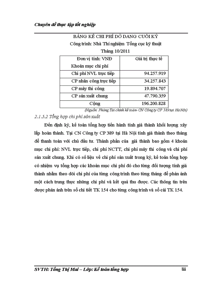 image for page Hoàn thiện kế toán chi phí sản xuất và tính giá thành sản phẩm tại Chi nhánh Công ty Cổ phần 389 tại Hà Nội
