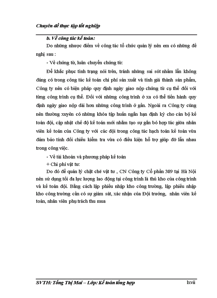 image for page Hoàn thiện kế toán chi phí sản xuất và tính giá thành sản phẩm tại Chi nhánh Công ty Cổ phần 389 tại Hà Nội