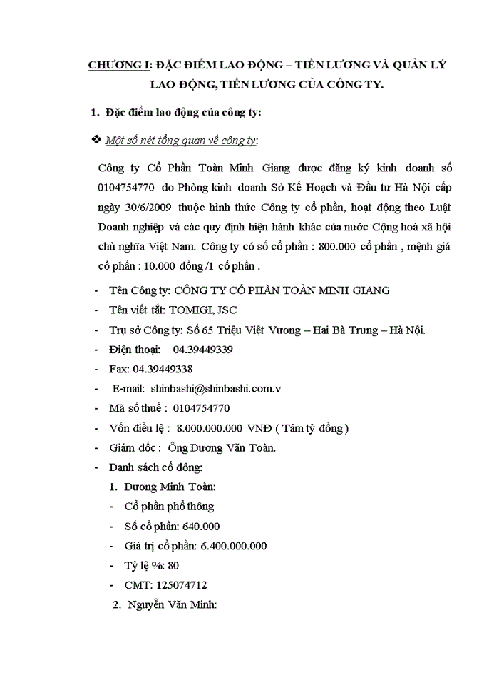 image for page Hoàn thiện kế toán tiền lương và các khoản trích theo lương tại Công ty CP Toàn Minh Giang