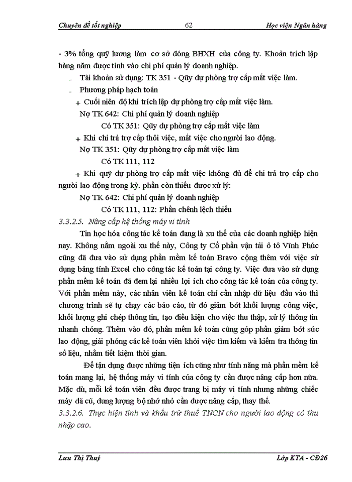 image for page Thực trạng và giải pháp tổ chức kế toán tiền lương và các khoản trích theo lương tại Công ty Cổ phần vận tải ô tô Vĩnh Phúc