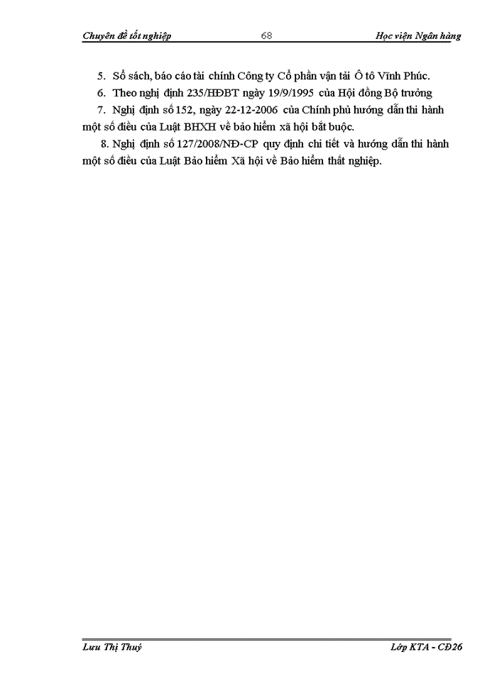 image for page Thực trạng và giải pháp tổ chức kế toán tiền lương và các khoản trích theo lương tại Công ty Cổ phần vận tải ô tô Vĩnh Phúc