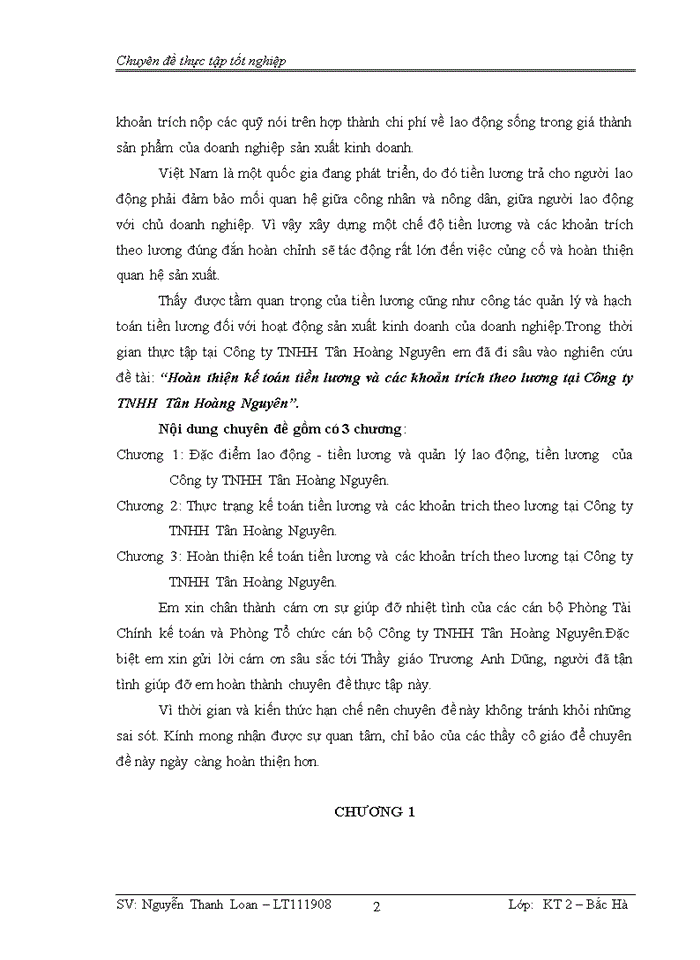 image for page Hoàn thiện kế toán tiền lương và các khoản trích theo lương tại Công ty TNHH Tân Hoàng Nguyên