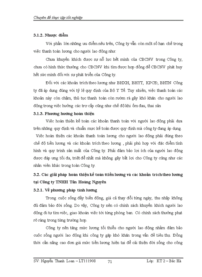 image for page Hoàn thiện kế toán tiền lương và các khoản trích theo lương tại Công ty TNHH Tân Hoàng Nguyên