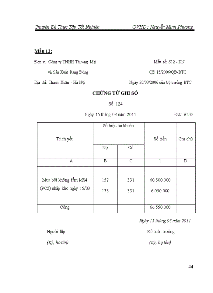 image for page Hoàn thiện công tác kế toán nguyên vật liệu tại Công ty TNHH Sản Xuất và Thương Mại Rạng Đông