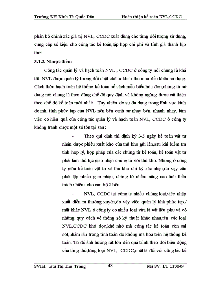 image for page Hoàn thiện kế toán nguyên vật liệu, công cụ dụng cụ tại công ty cổ phần vật liệu xây dựng Côn Sơn