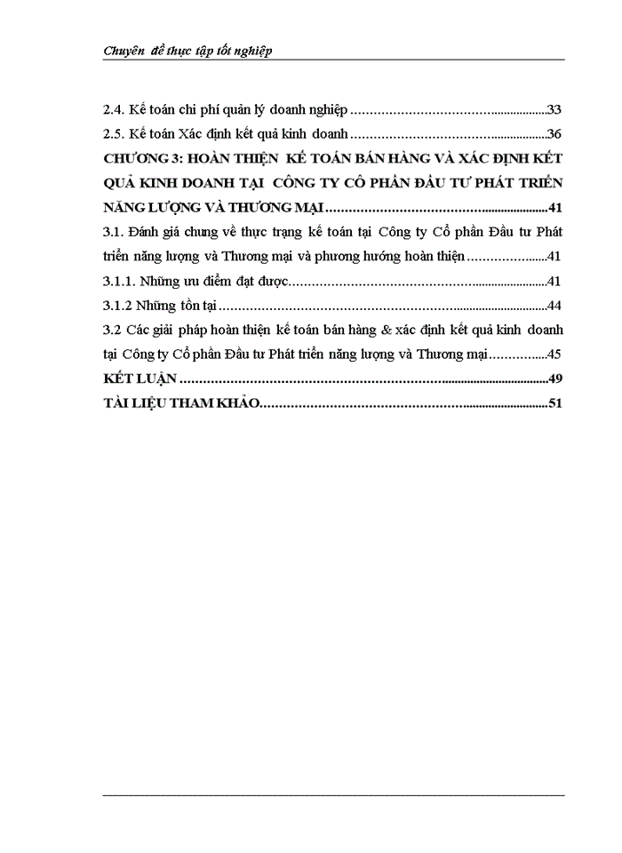 image for page Hoàn thiện kế toán bán hàng và xác định kết quả bán hàng tại Công ty Cổ phần Đầu tư Phát triển năng lượng và Thương mại