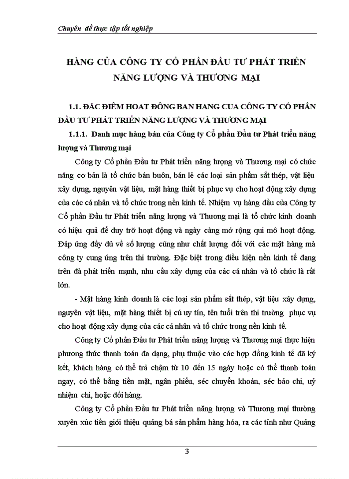 image for page Hoàn thiện kế toán bán hàng và xác định kết quả bán hàng tại Công ty Cổ phần Đầu tư Phát triển năng lượng và Thương mại