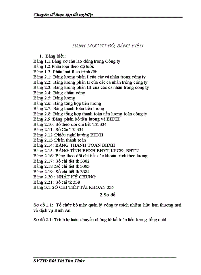 image for page Kế toán tiền lương và các khoản trích theo lương tại Công ty trách nhiệm hữu hạn thương mại và dịch vụ Bình An