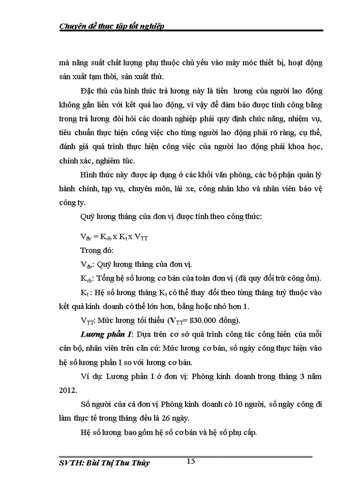 image for page Kế toán tiền lương và các khoản trích theo lương tại Công ty trách nhiệm hữu hạn thương mại và dịch vụ Bình An