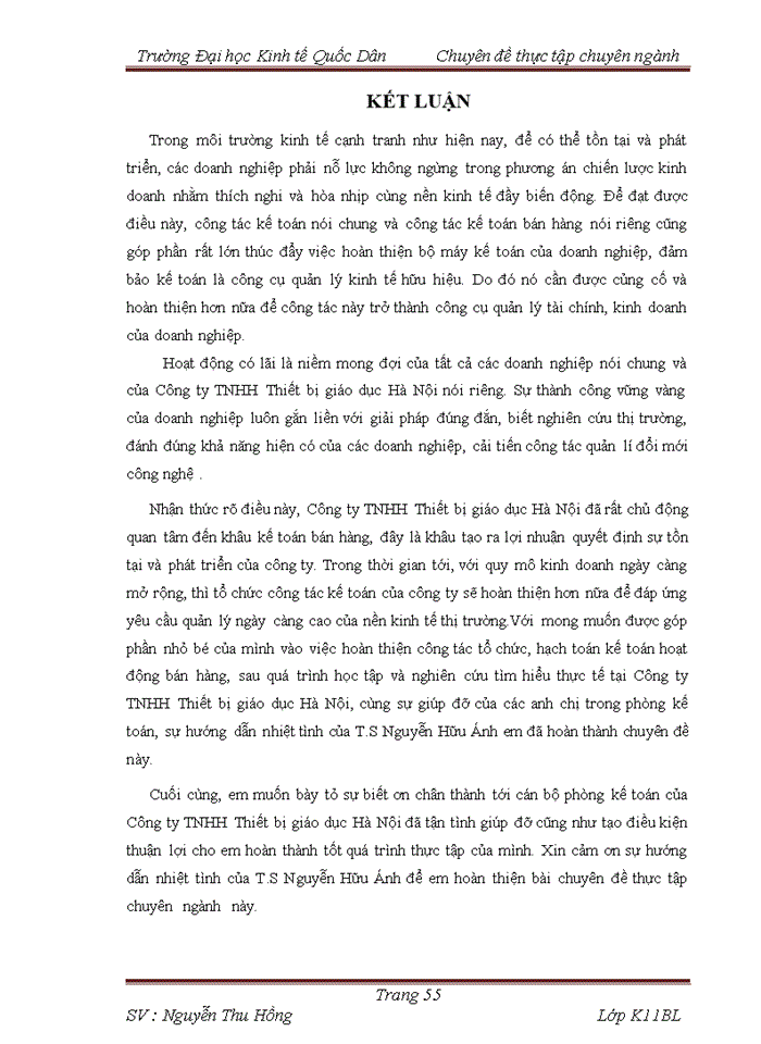 image for page Hoàn thiện kế toán bán hàng tại Công ty TNHH Thiết bị giáo dục Hà Nội