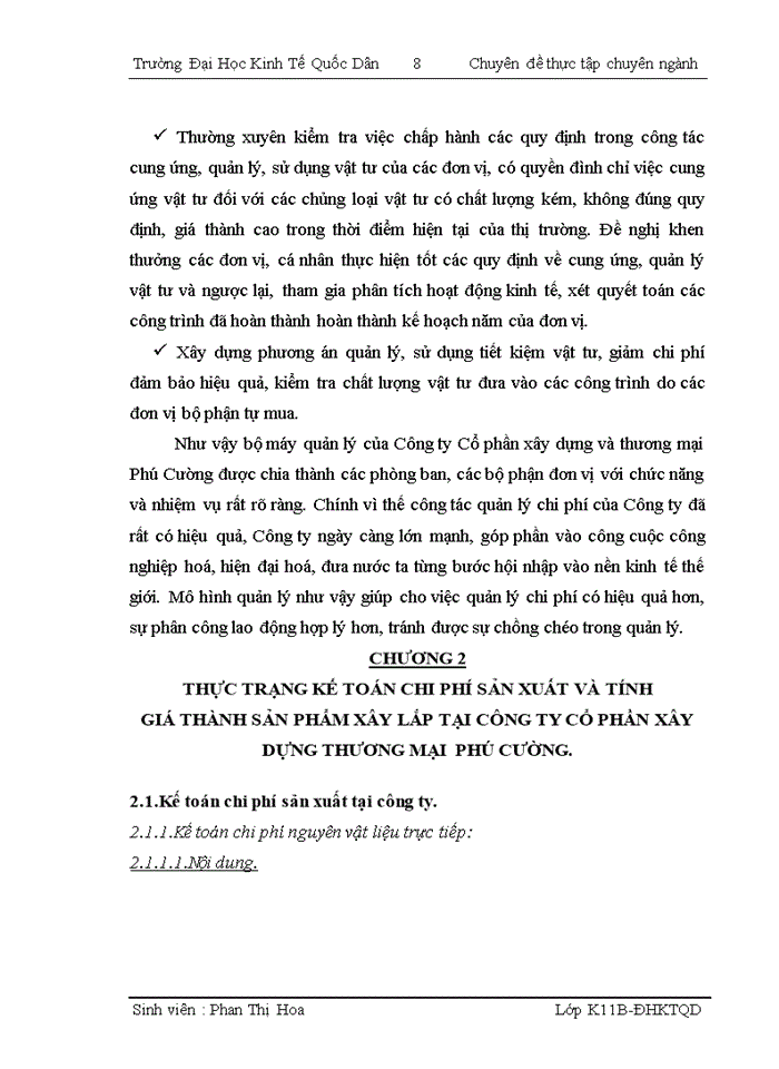 image for page Hoàn thiện kế toán chi phí sản xuất và tính giá thành sản phẩm xây lắp tại Công ty Cổ phần xây dựng và thương mại Phú Cường