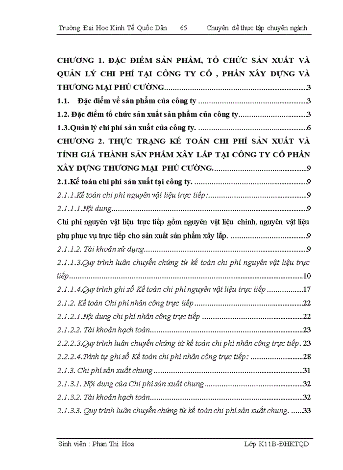 image for page Hoàn thiện kế toán chi phí sản xuất và tính giá thành sản phẩm xây lắp tại Công ty Cổ phần xây dựng và thương mại Phú Cường