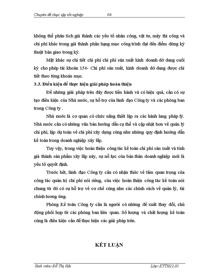 image for page Hoàn thiện Kế toán chi phí sản xuất và tính giá thành sản phẩm tại Công ty TNHH nhà nước MTV Khảo sát và Xây dựng