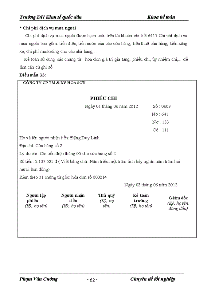 image for page Hoàn thiện kế toán bán hàng và xác định kết quả bán hàng tại Công ty Cổ Phần Thương Mại và Dịch Vụ Hoa Sơn