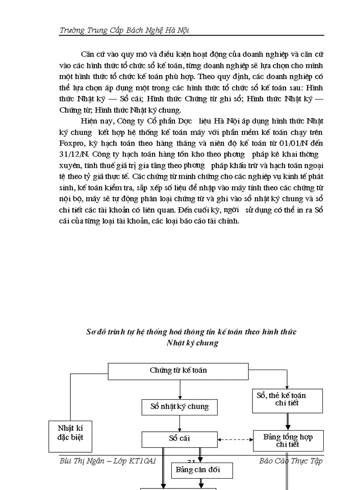 image for page Hạch toán nguyên vật liệu - công cụ, dụng cụ tại công ty Cổ phần dược liệu Hà Nội