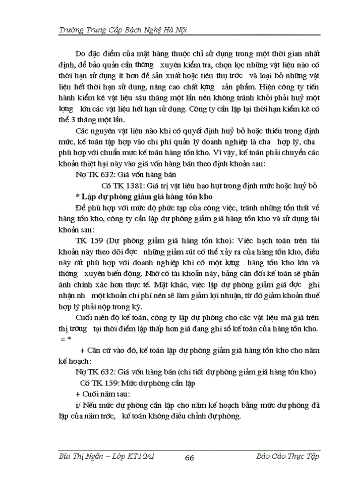 image for page Hạch toán nguyên vật liệu - công cụ, dụng cụ tại công ty Cổ phần dược liệu Hà Nội