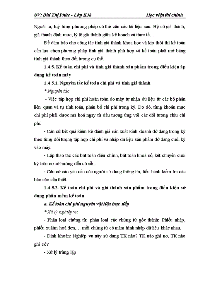 image for page Kế toán tập hợp chi phí và tính giá thành kinh doanh buồng ngủ ở khách sạn Công Đoàn Việt Nam