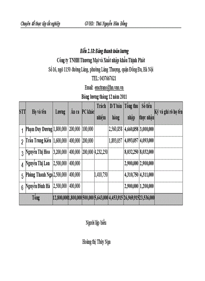 image for page Hoàn thiện Kế toán bán hàng tại Công ty TNHH Thương Mại và Xuất nhập khẩu Thịnh Phát