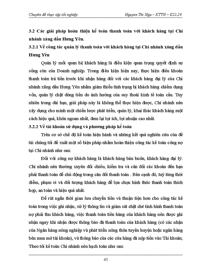 image for page Hoàn thiện kế toán thanh toán với khách hàng tại Chi nhánh Xăng dầu Hưng Yên