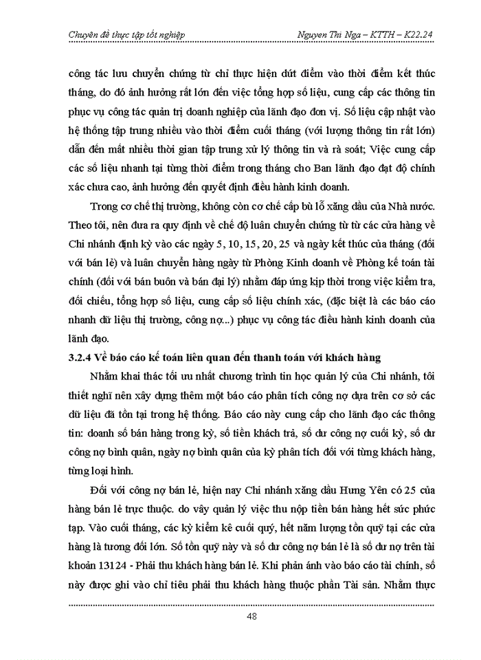 image for page Hoàn thiện kế toán thanh toán với khách hàng tại Chi nhánh Xăng dầu Hưng Yên