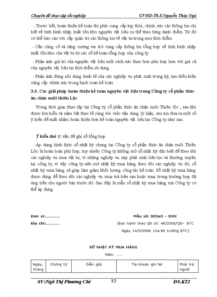 image for page Hoàn thiện kế toán nguyên vật liệu tại Công ty cổ phần thức ăn chăn nuôi Thiên Lộc Hà Tĩnh