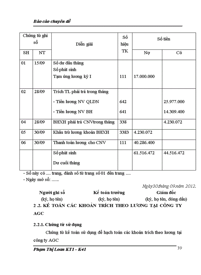 image for page Hoàn thiện kế toán tiền lương và các khoản trích theo lương tại công ty AGC