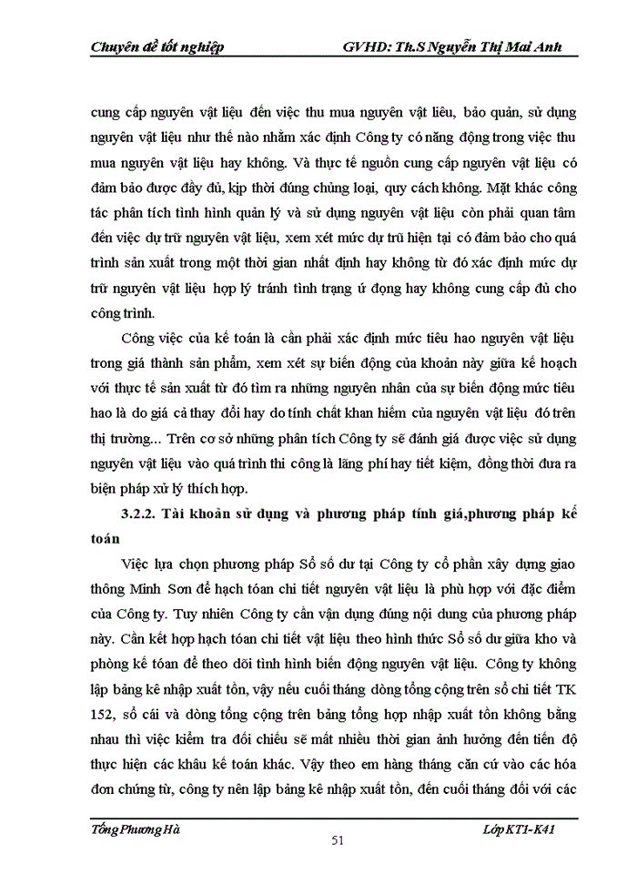 image for page Kế toán nguyên vật liệu ở Công ty Cổ Phần Xây dựng Giao Thông Minh sơn