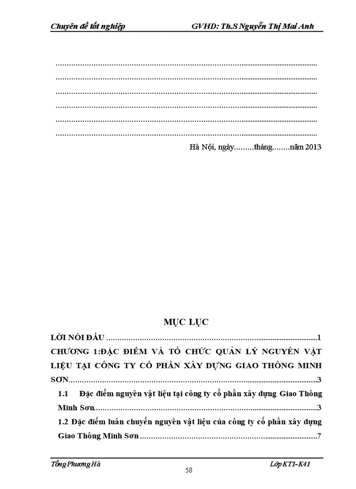 image for page Kế toán nguyên vật liệu ở Công ty Cổ Phần Xây dựng Giao Thông Minh sơn