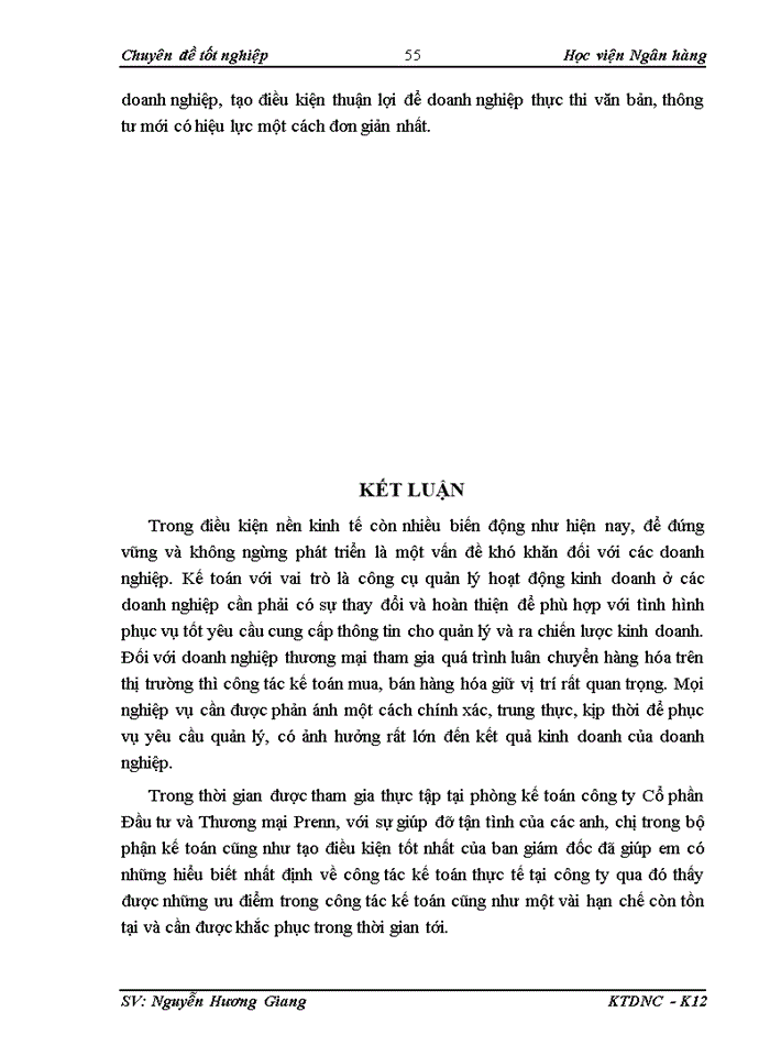 image for page Hoàn thiện kế toán mua, bán hàng hóa tại công ty Cổ phần Đầu tư và Thương mại Prenn