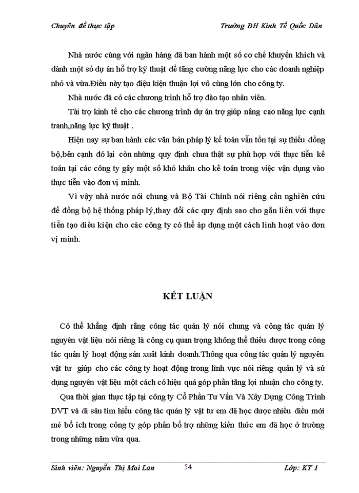 image for page Kế toán nguyên vật liệu tại Công Ty Cổ Phần Tư Vấn Và Xây Dựng Công Trình DVT